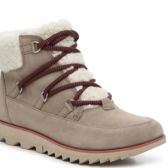 SOREL Harlow Lace-Up Snow Boot Size 8.5 - Picture 1 of 14